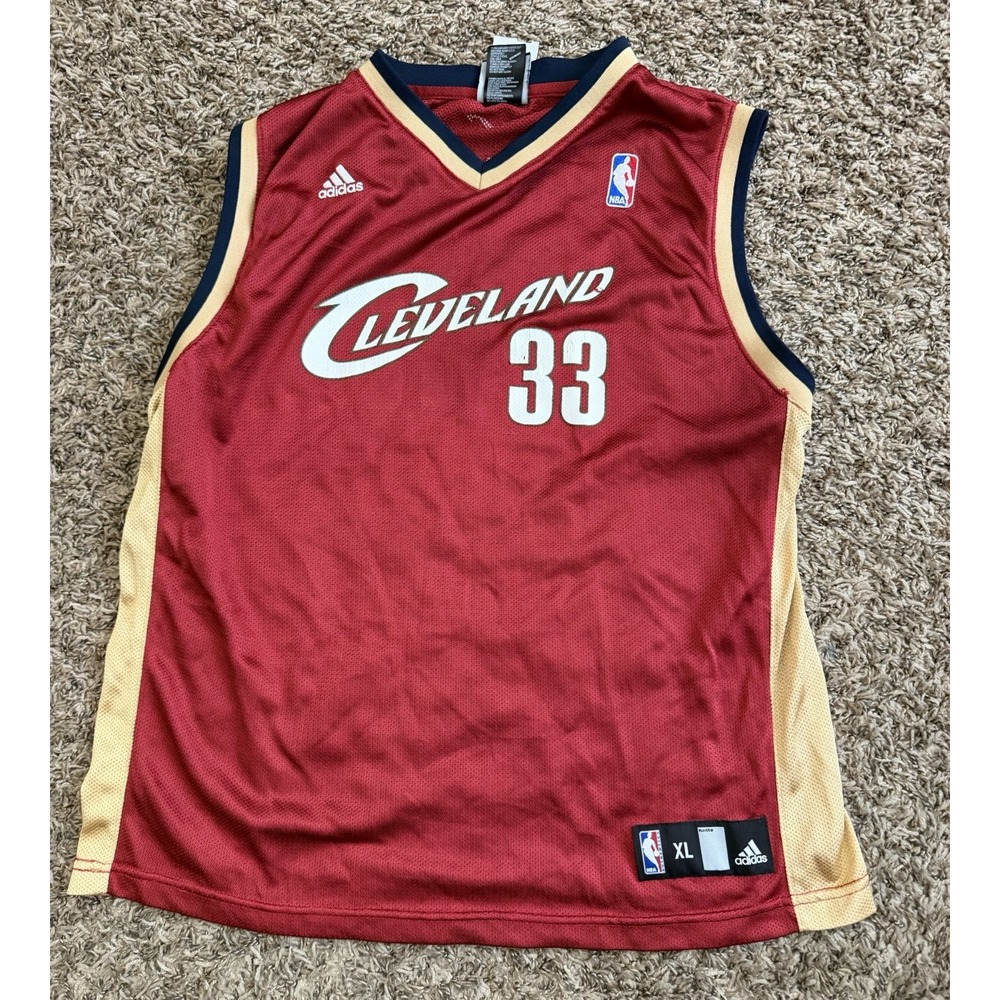 VTG Shaquille O'Neal Cleveland Cavaliers Adidas NBA Jersey Size Youth XL (18-20)